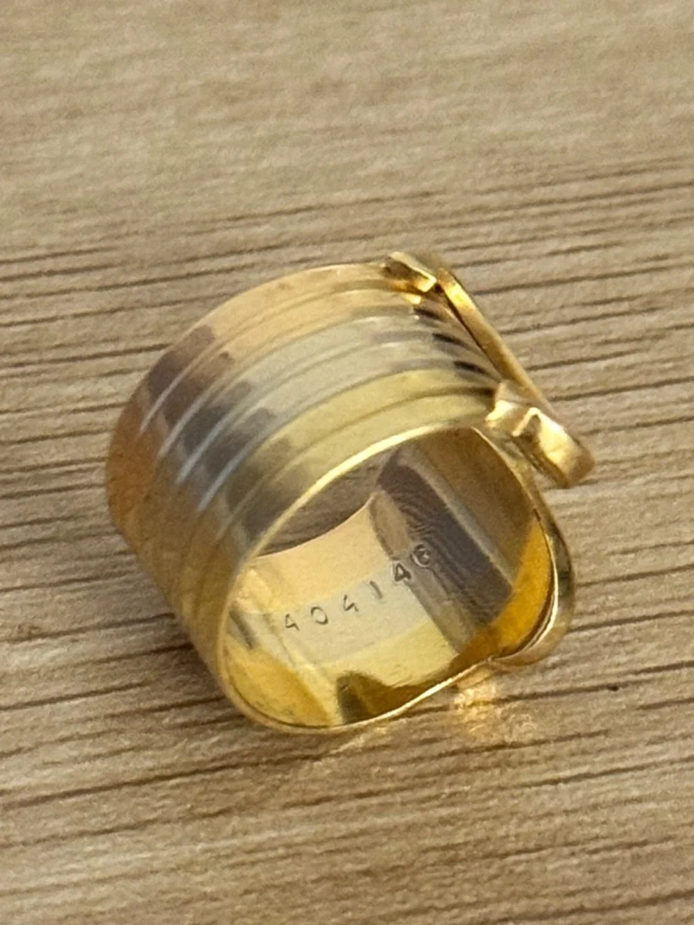 Cartier Vintage Double C de Cartier Ring - Size 45